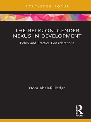 cover image of The Religion–Gender Nexus in Development